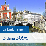 Montenegro Airlines - Aranžmani za Ljubljanu