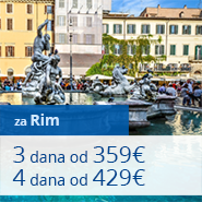 Montenegro Airlines - Aranžmani za Rim